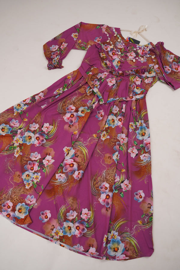 Hand Made Neck - Silk Maxi - Ready to Wear